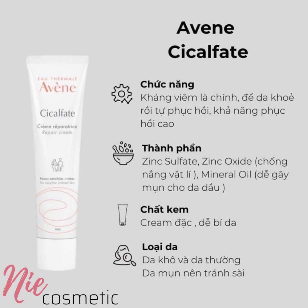 Kem phục hồi Avene Cicalfate+ Repairing Protective Cream 40ml