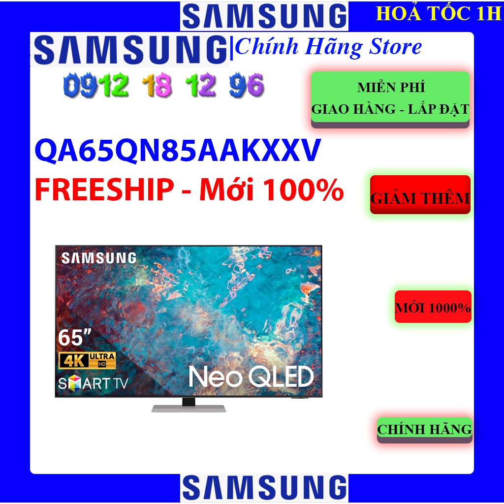 [Mã ELHAMS5 giảm 6% đơn 300K] Smart Tivi Samsung QA65QN85A (65QN85A) 4K NEO QLED 65 inch - QA65QN85AAKXXV