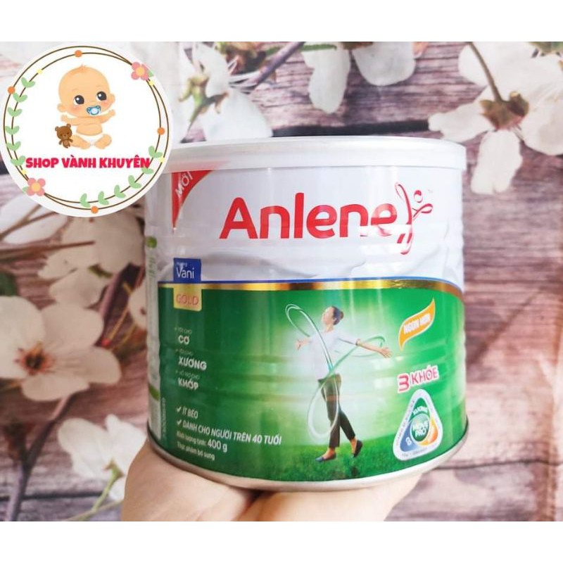 Sữa Anlene gold hộp thiếc 400g(Hsd:17.4.2022)