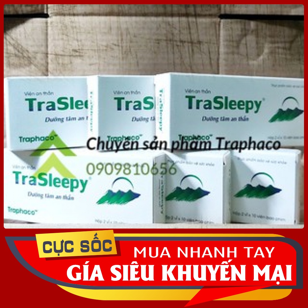 SẢN PHẨM HỖ TRỢ GIÚP NGỦ NGON, GIẢM LO ÂU TRASLEEPy