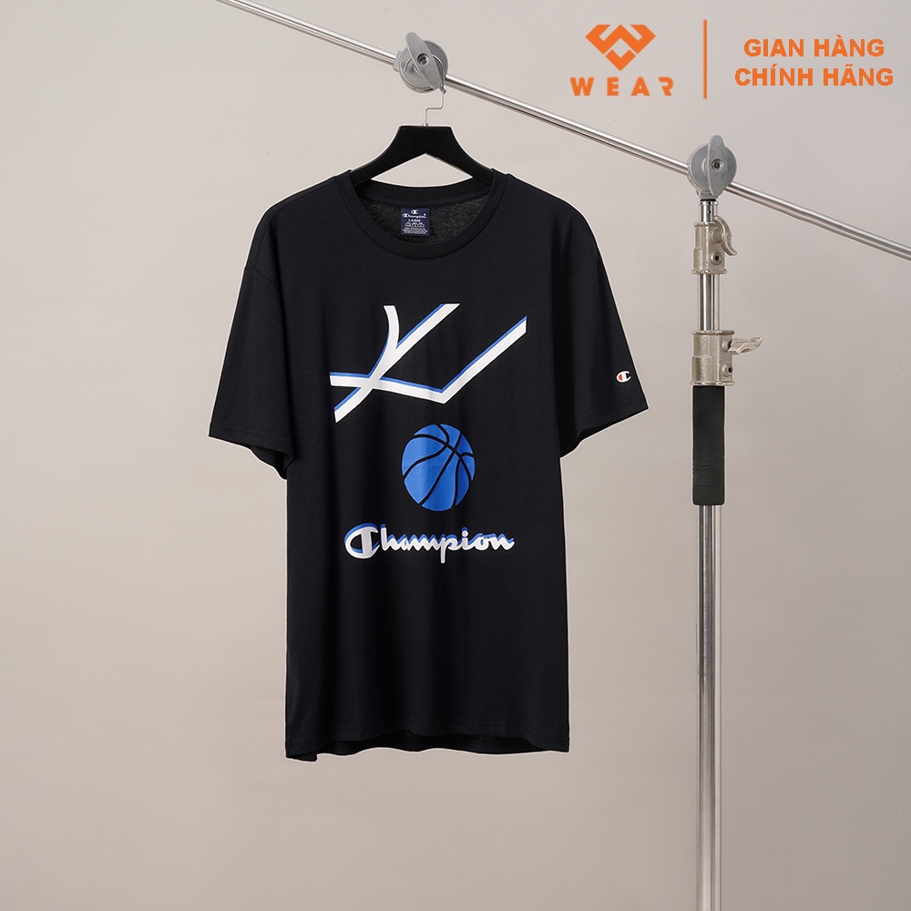 Áo Champion EU Crewneck Tshirt - Black - 216917BLK