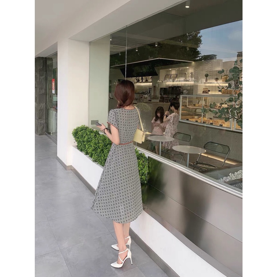 Giày cao gót nữ da bóng 9cm kiểu dáng gót nhọn phối dây chéo trẻ trung, SB35