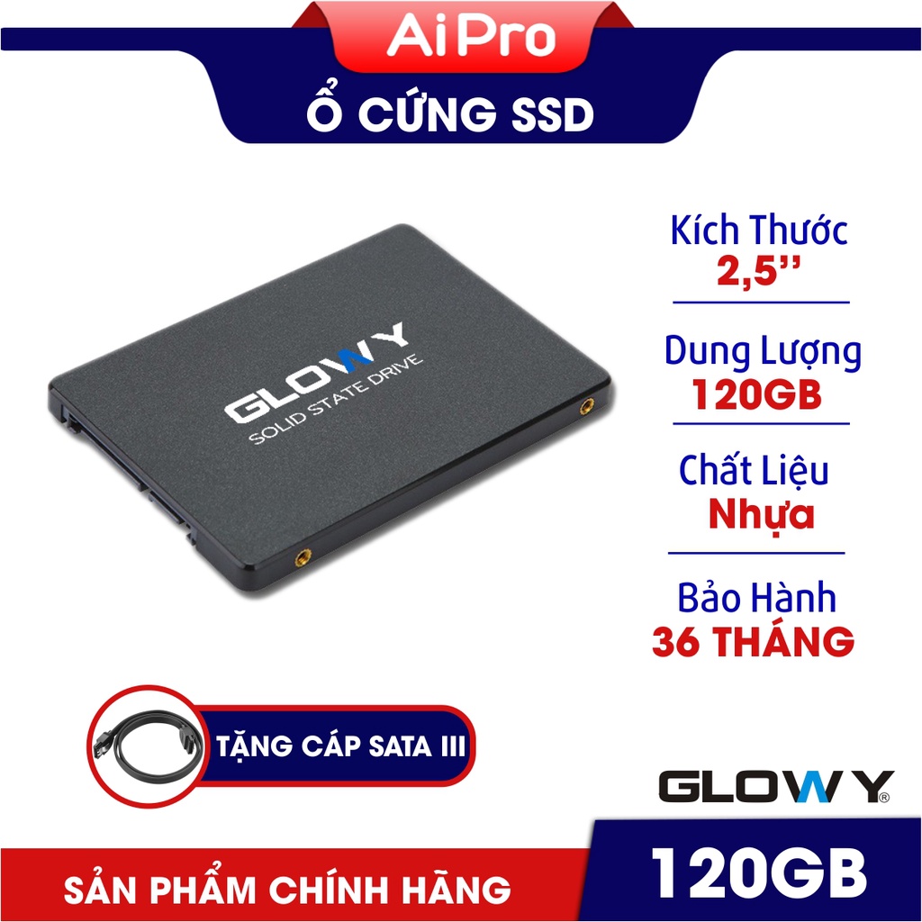 Ổ cứng SSD Gloway120GB - Chính hãng - Tăng tốc độ cho máy tính - BH 36 Tháng