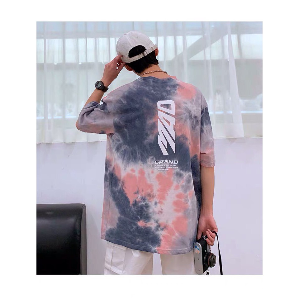 áo thun tay lỡ nam nữ unisex loang màu siêu đẹp | BigBuy360 - bigbuy360.vn