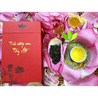 Trà ướp sen Tây Hồ cao cấp 100g
