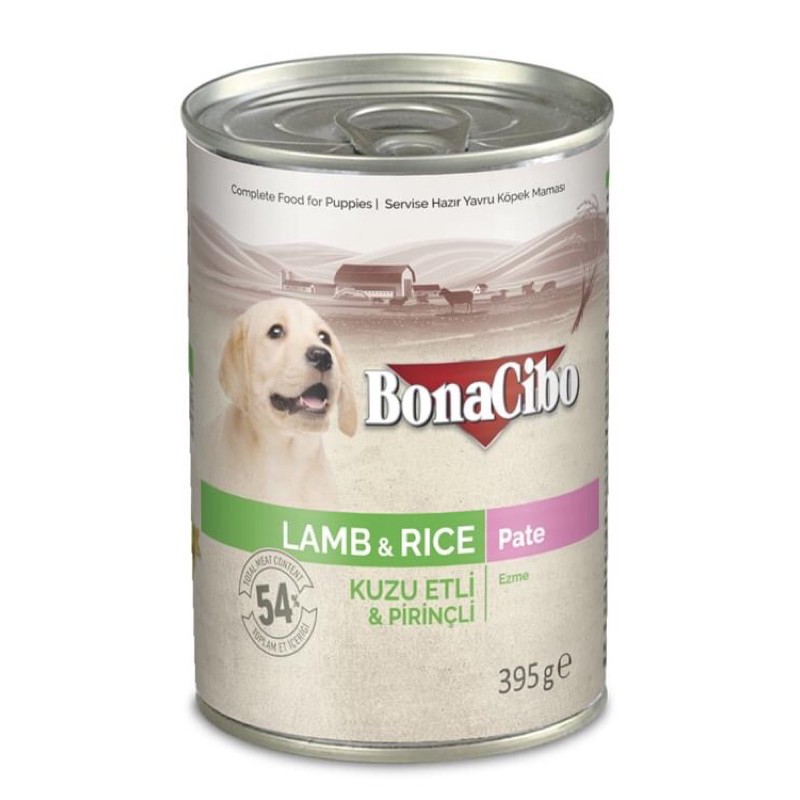 Pate chó Bonacibo lon 400g (xuất xứ Thổ Nhĩ Kỳ)