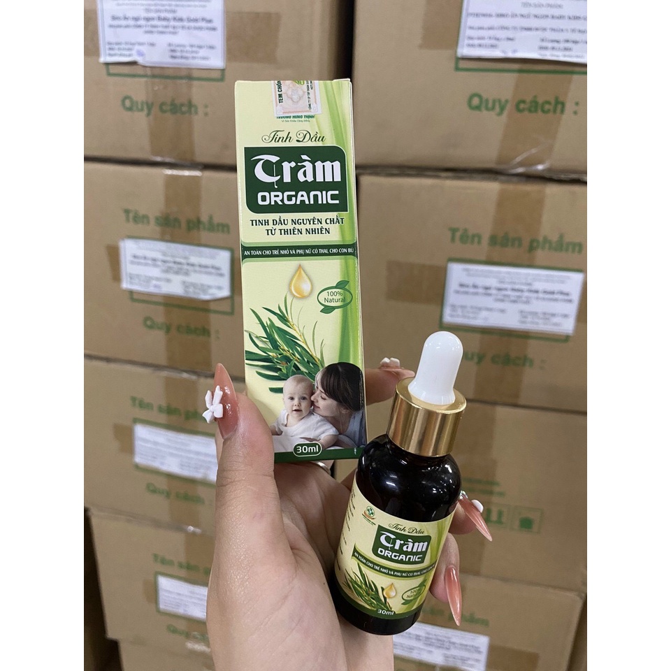 Tinh dầu tràm oganic -tinh dầu nguyên chất từ thiên nhiên - chai 30ml