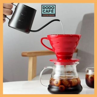 Phễu Lọc Cà Phê V60 Gốm Cao Cấp, dụng cụ phễu pha cafe bằng giấy lọc