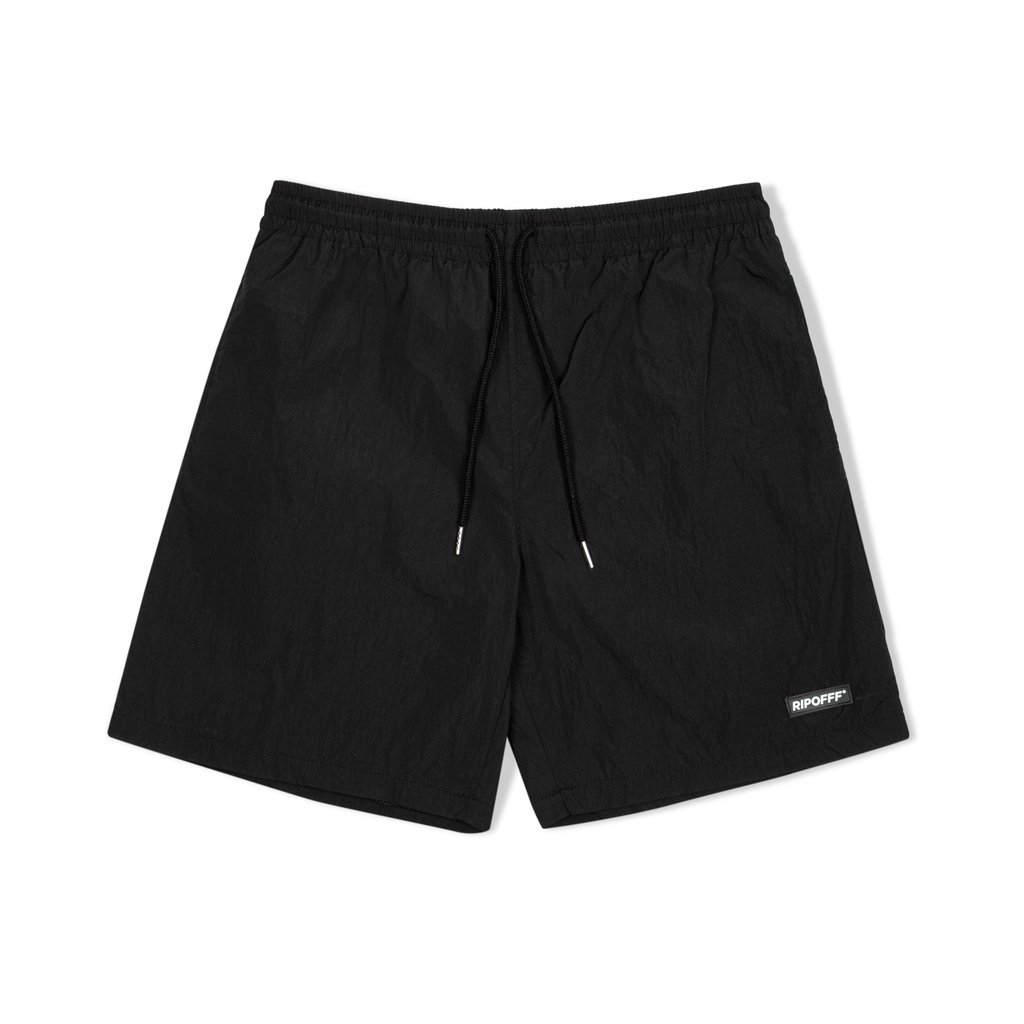 Quần Ripofff Nylon Shorts Big logo màu đen/đỏ/kem/ xanh đen