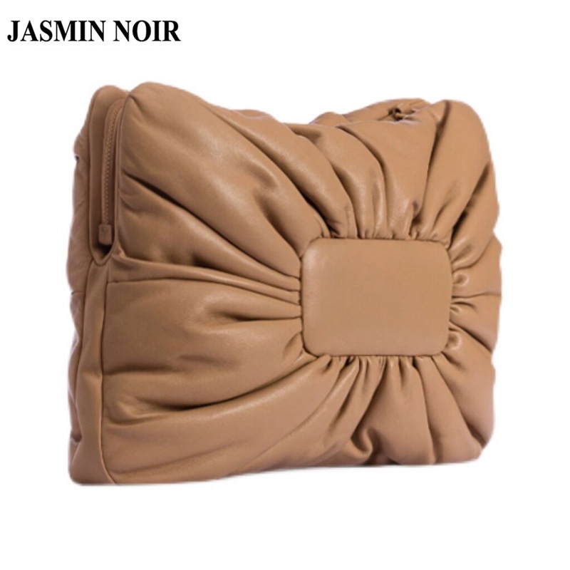 Túi xách Jasmin Noir cầm tay da PU họa tiết đám mây thời trang cho nữ