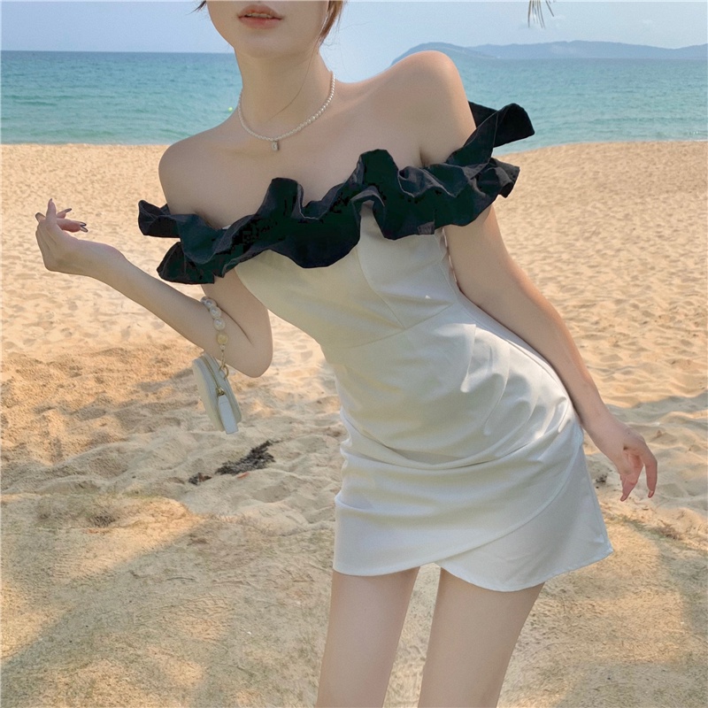 Đầm Ngắn Thời Trang Mùa Hè Hàn Quốc Dành Cho Nữ