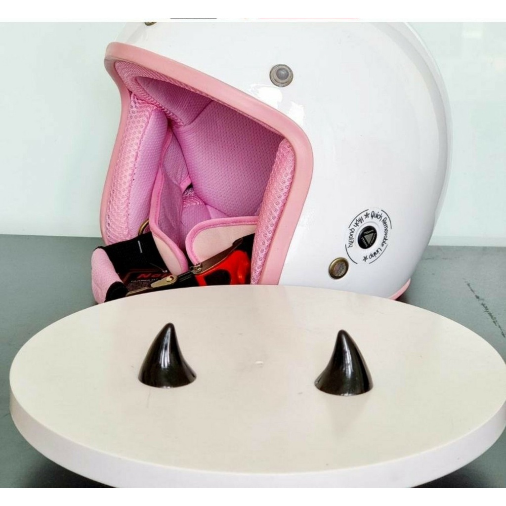 Cặp Sừng Nhỏ Gắn Mũ Bảo Hiểm Siêu Cute - Có Sẵn Keo Dán Nhiều Màu Lựa Chọn