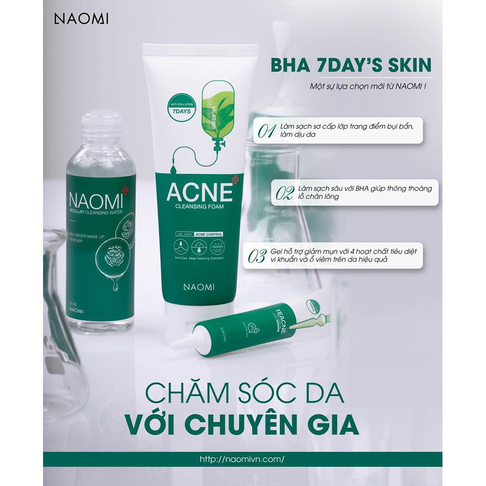 Combo trị mụn naomi