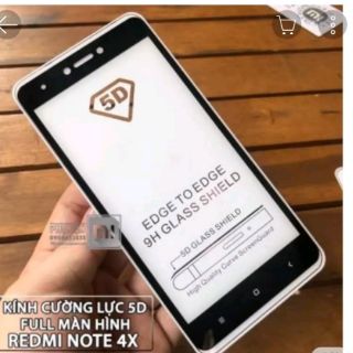 Kính cường lực 5D full màn hình cho redmi note 4X