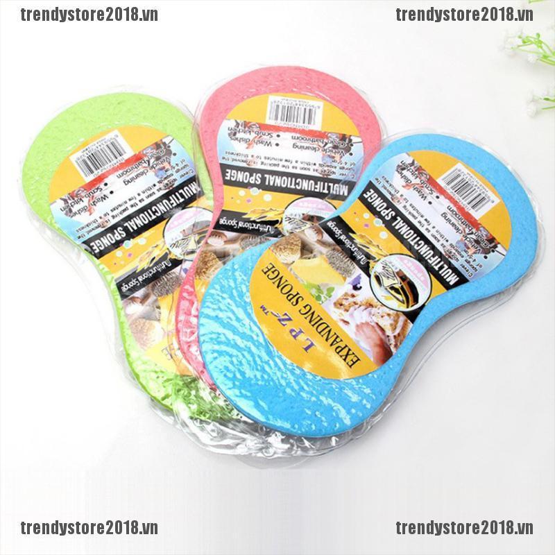 1 Miếng Xốp Rửa Xe Hơi Hình Tổ Ong