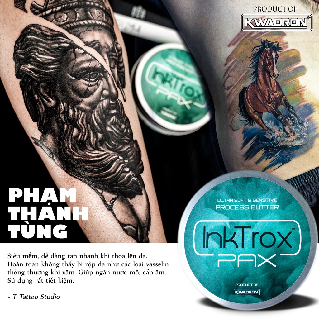 Bơ dưỡng hình xăm InkTrox Bọt Biển - Pax Ultra Soft & Sensitive Process Butter