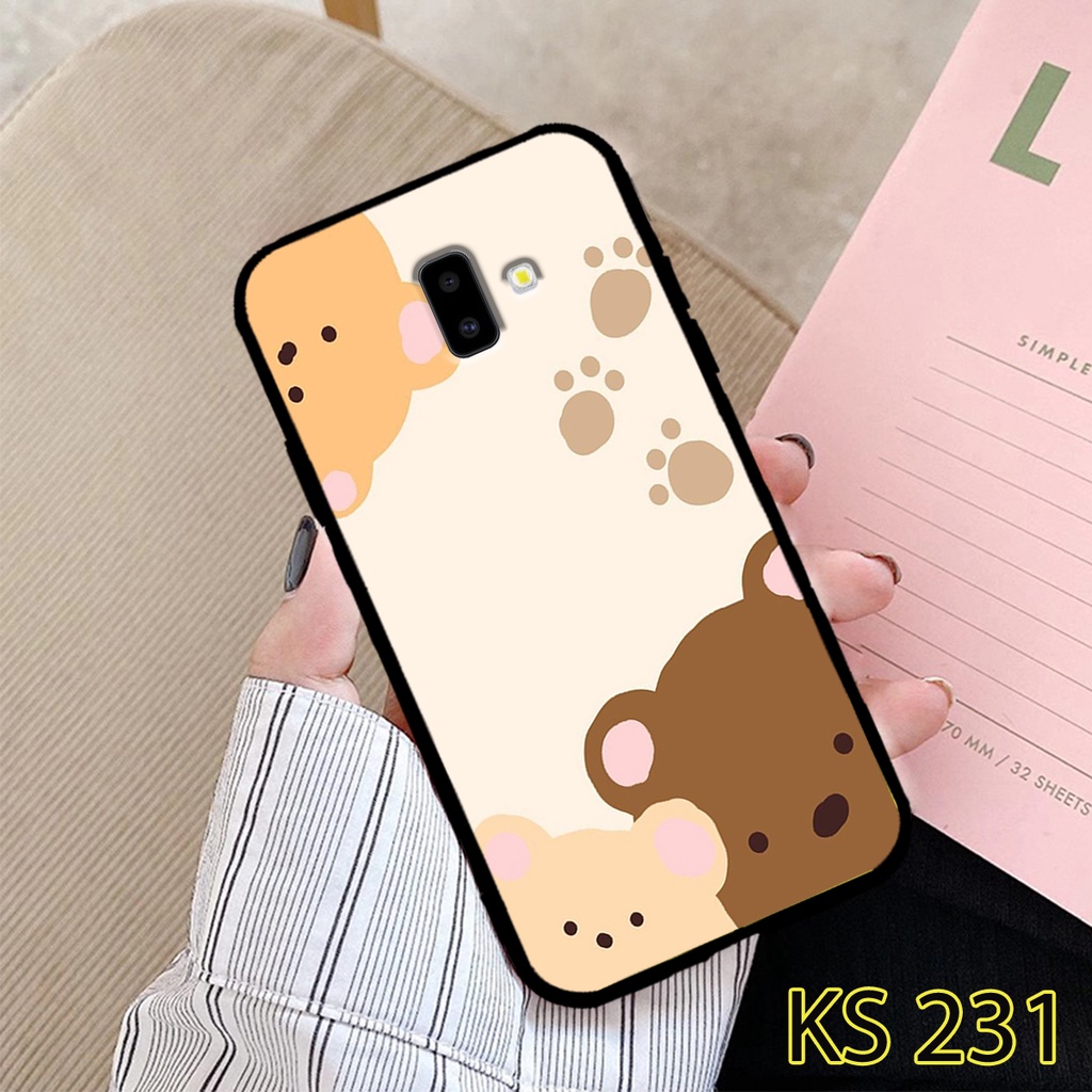 Ốp lưng Samsung J4/J4 Plus/J4 Core in hình Gấu nhỏ siêu đẹp, độc, lạ_KINGSTORE.HN_Ốp SS