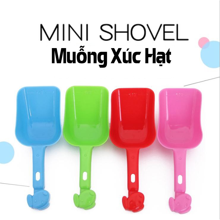 Xẻng - muỗng nhựa xúc hạt, xúc đồ ăn