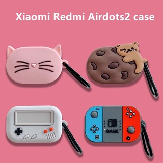 Vỏ bảo vệ hộp sạc tai nghe Xiaomi Redmi AirDots 2 mềm họa tiết hoạt hình
