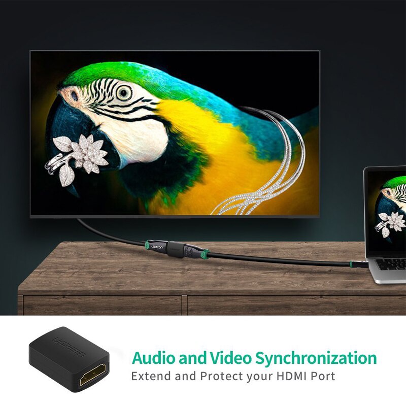 Đầu chuyển đổi 2 cổng HDMI 4k 2.0 giúp nối dài hai dây cáp cho PS4