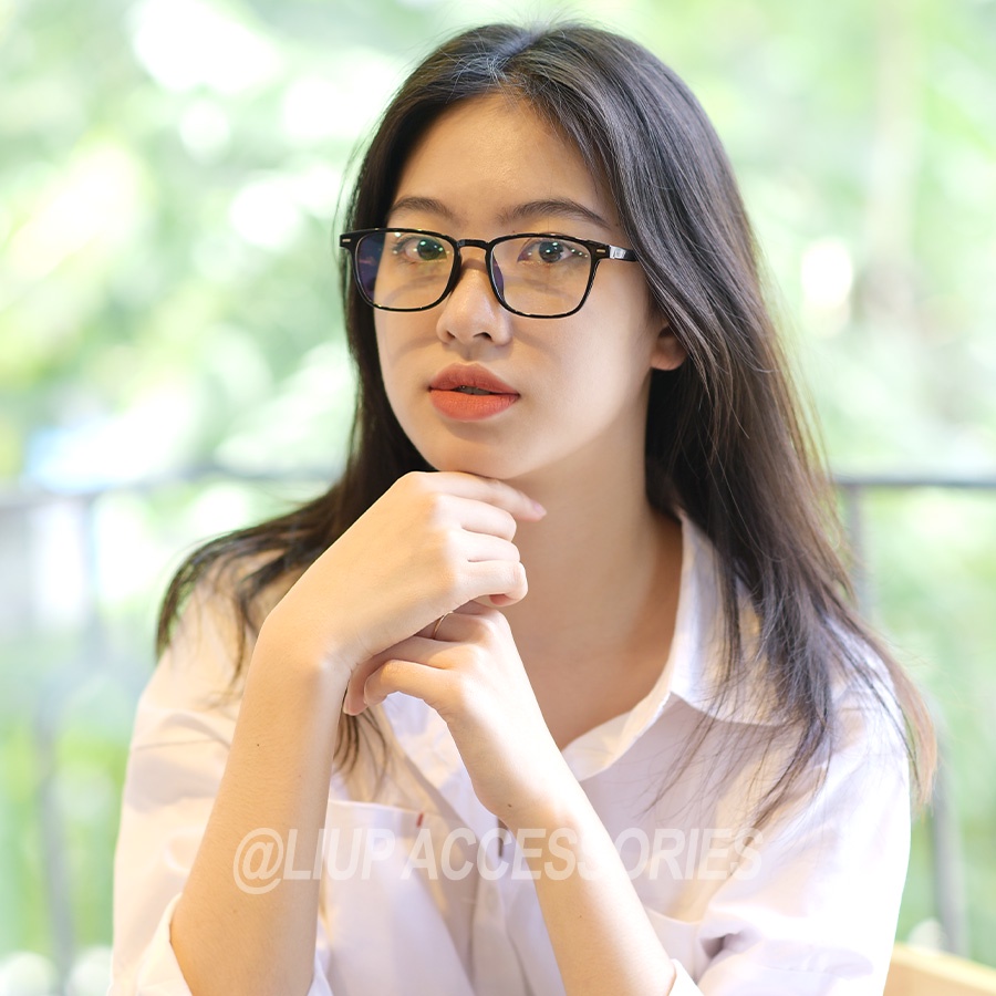 Gọng kính mắt cận vuông nhỏ nhựa dẻo nam nữ Liup eyewear 213 nhiều màu, chất liệu dẻo, đeo thời trang chống bụi