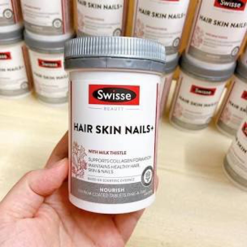 Viên uống hỗ trợ làm đẹp da móng tóc và sức khỏe -  Swisse Hair Skin Nails