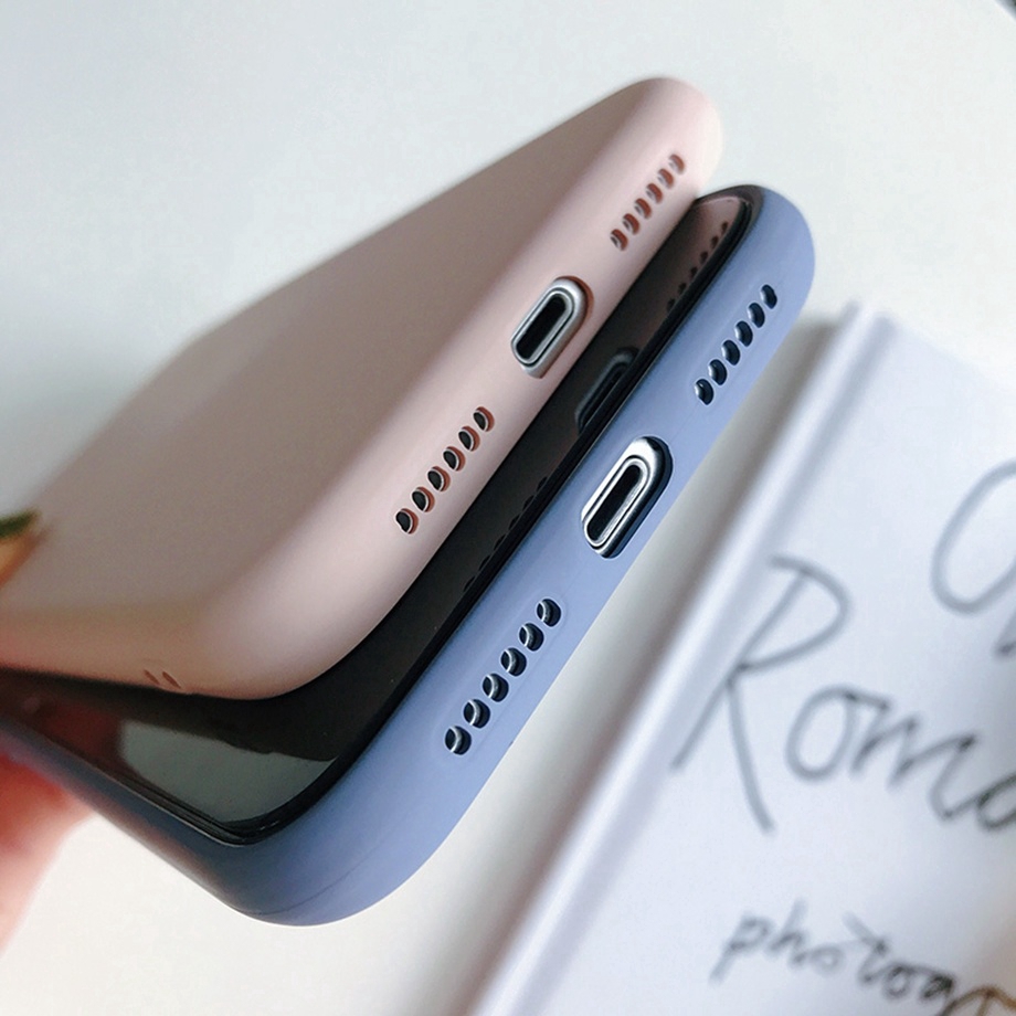 Ốp Lưng Silicone Màu Trơn Thời Trang Cho Samsung Galaxy S8 S9 Plus S10E