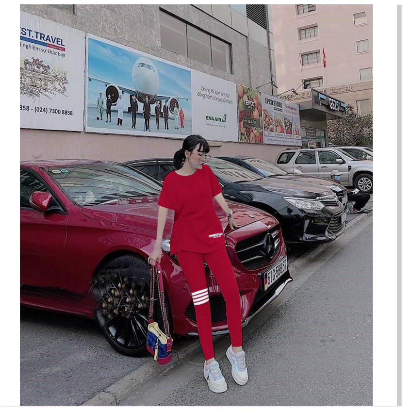 SET BỘ THUN NỮ,THIẾT KẾ CHẤT LIỆU VÃI CO GIẢN 4C,THÍCH HỢP ĐI CHƠI,DẠO PHỐ..  THỜI TRANG KME.STORE