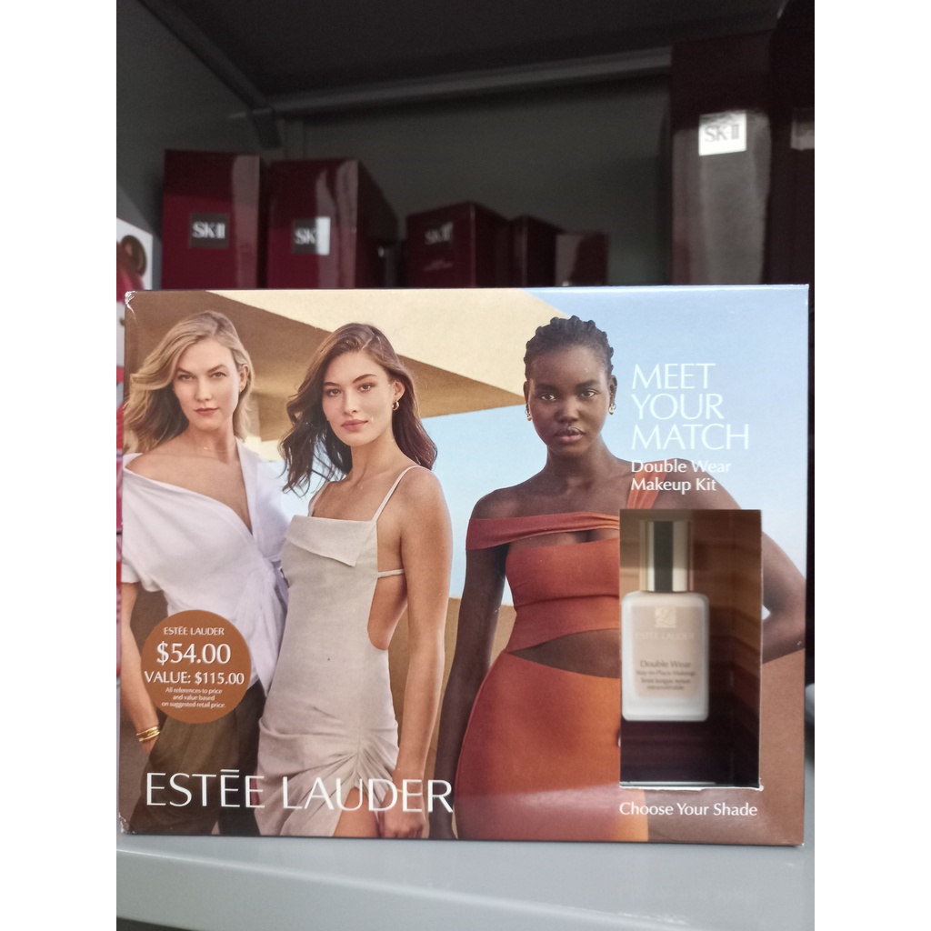 Set Estee Lauder Double Wear Make Up Kit 3 món