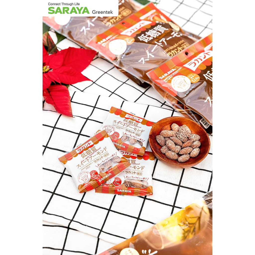 Hạt Hạnh Nhân SARAYA Locabo Style LOW CARB Sweet Nuts, Nhập Khẩu Trực Tiếp Tại NHẬT BẢN - Túi 100g