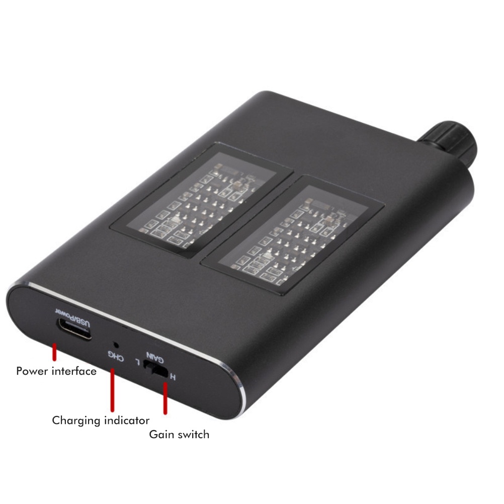 HiFi Headphone Amplifier Portable and Adjustable 3 5mm Audio Earphone Amp Supports Impedance 16-150Ω Headset Amp