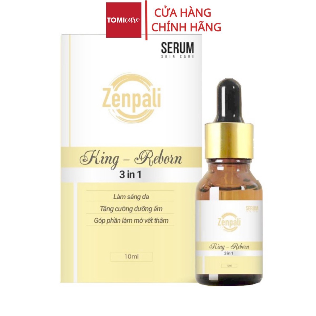 Serum Làm Mờ Thâm King Reborn Zenpali 10ml tác dụng làm mờ thâm, dưỡng ẩm sáng da