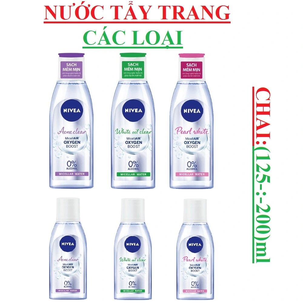 Nước tẩy trang NIVEA không cồn