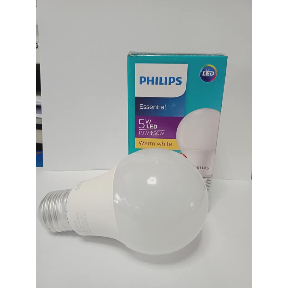 Bóng ESS Led Bulb 5w  Philips Trắng, vàng