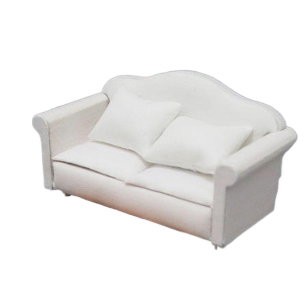 Mô Hình Ghế Sofa Mini Bằng Gỗ Dùng Trang Trí Nhà Búp Bê DIY