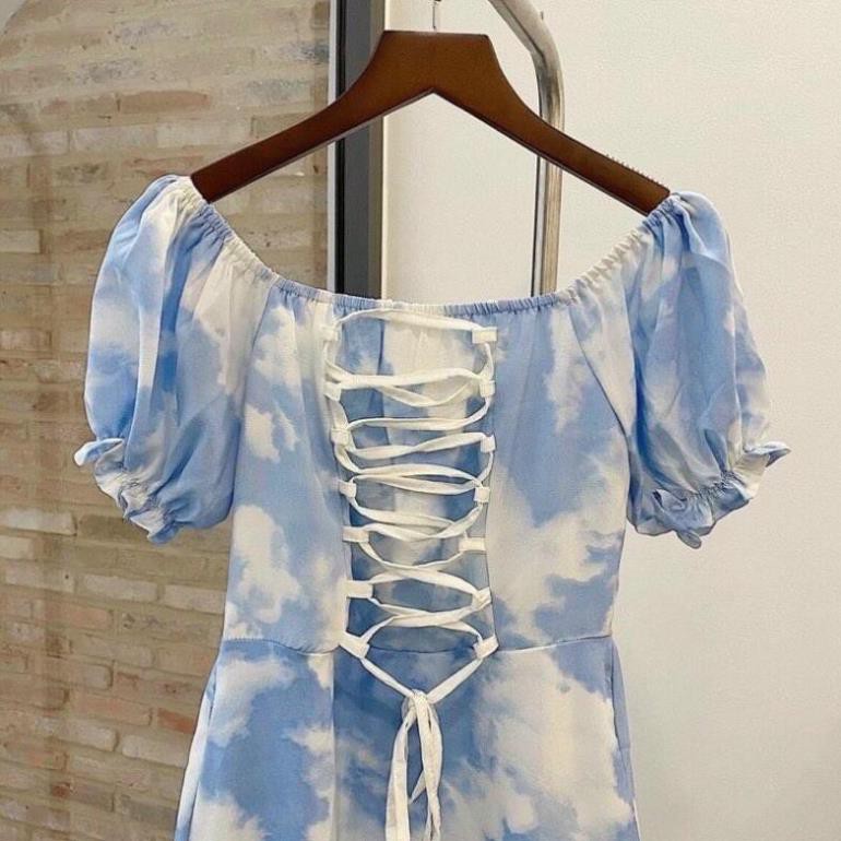 💃 Đầm Nữ Loang Trễ Vai Cột Dây Váy Nữ Dáng Ngắn Chất Thun. Hot Hòn Họt Hè Này Đâyy . Ảnh thật, Hàng sẵn nhé các nàng | BigBuy360 - bigbuy360.vn