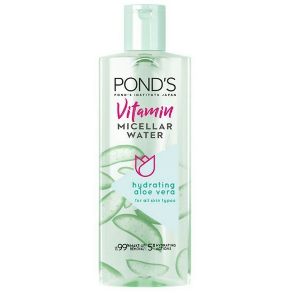 Nước tẩy trang làm sáng da Pond's White Beauty Micellar Water Vitamin và Hoa hồng 100ml