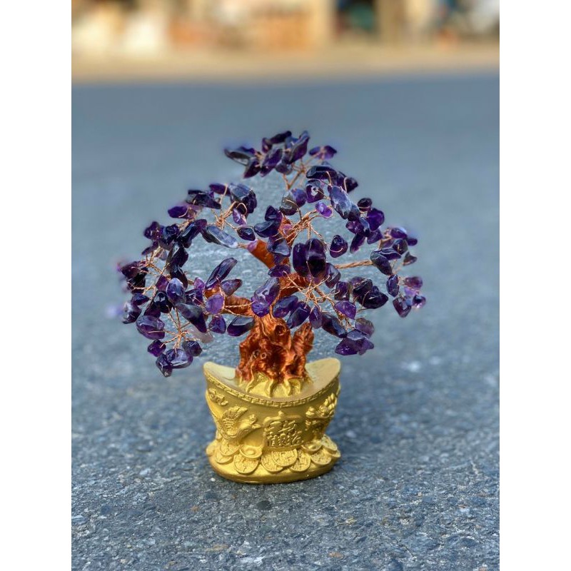 Cây Tài Lộc Phong Thủy Đá Thach Anh