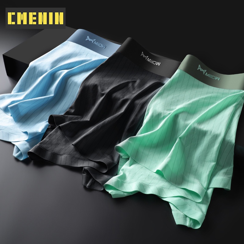 Set 3 Quần Lót Boxer Cotton Thoải Mái Gợi Cảm Cho Nam M1230