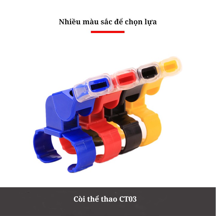 Còi thể thao bằng nhựa ABS CT03