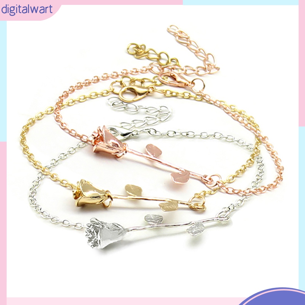 Vòng Đeo Tay Kiểu Dáng Hoa Hồng Thời Trang Phong Cách Cho Nữ