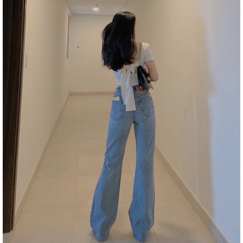 [Mã FAMAYWA giảm 10K đơn 50K] Áo croptop body cột nơ lưng | BigBuy360 - bigbuy360.vn