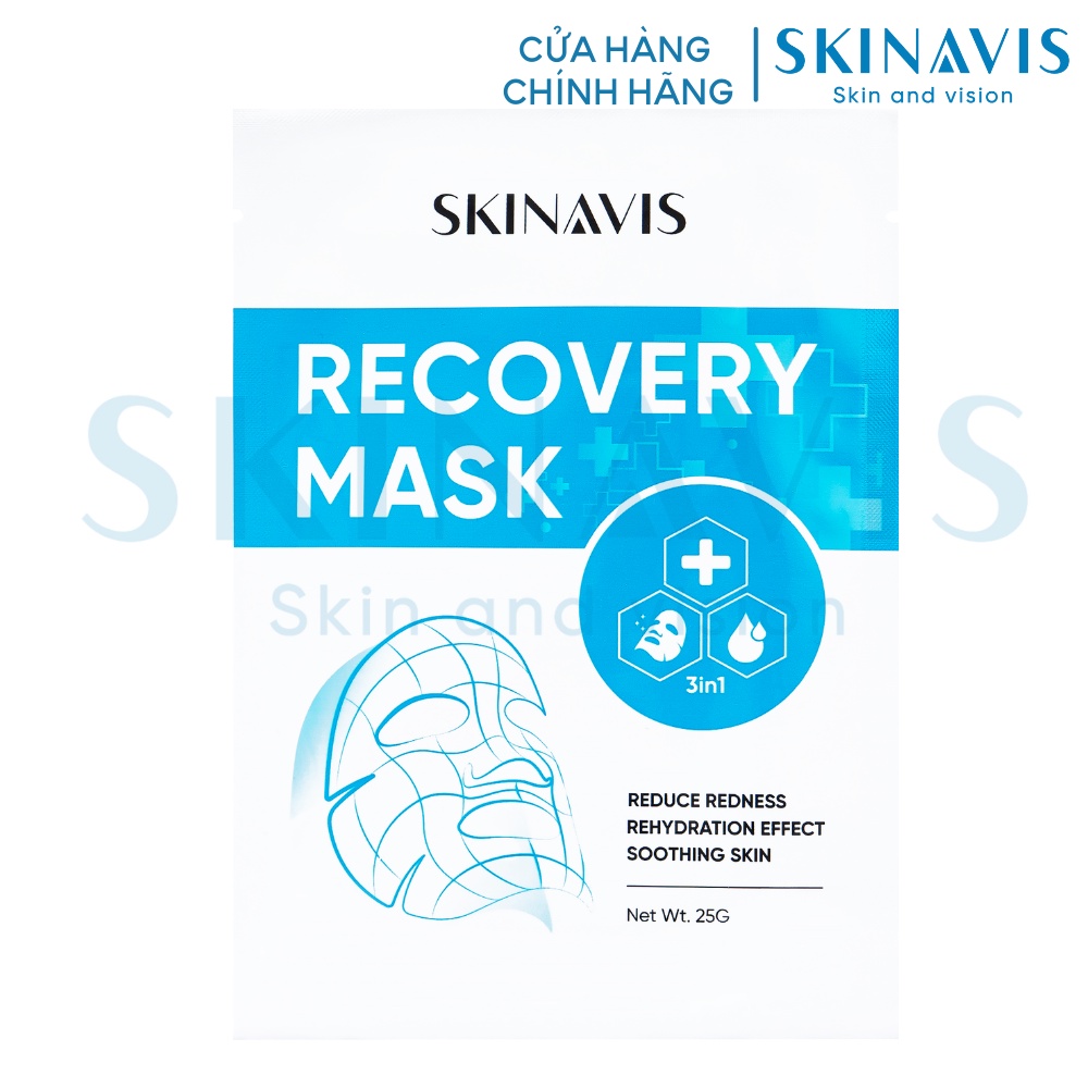 [SKINAVIS OFFICIAL] Mặt nạ phục hồi da Skinavis Recovery Mask - Hộp 10 miếng