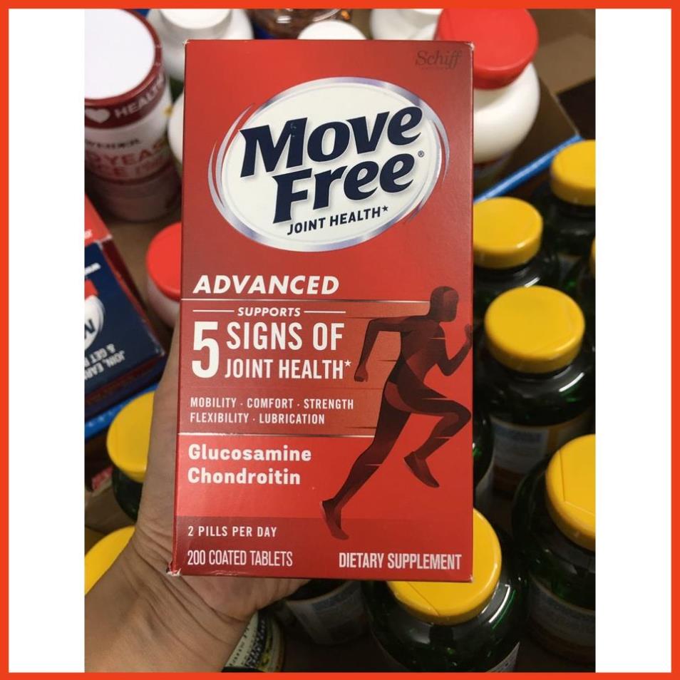 Viên Uống Hỗ Trợ Xương Khớp Schiff Move Free Joint Health Advanced Glucosamine + Chondroitin 75v 200v