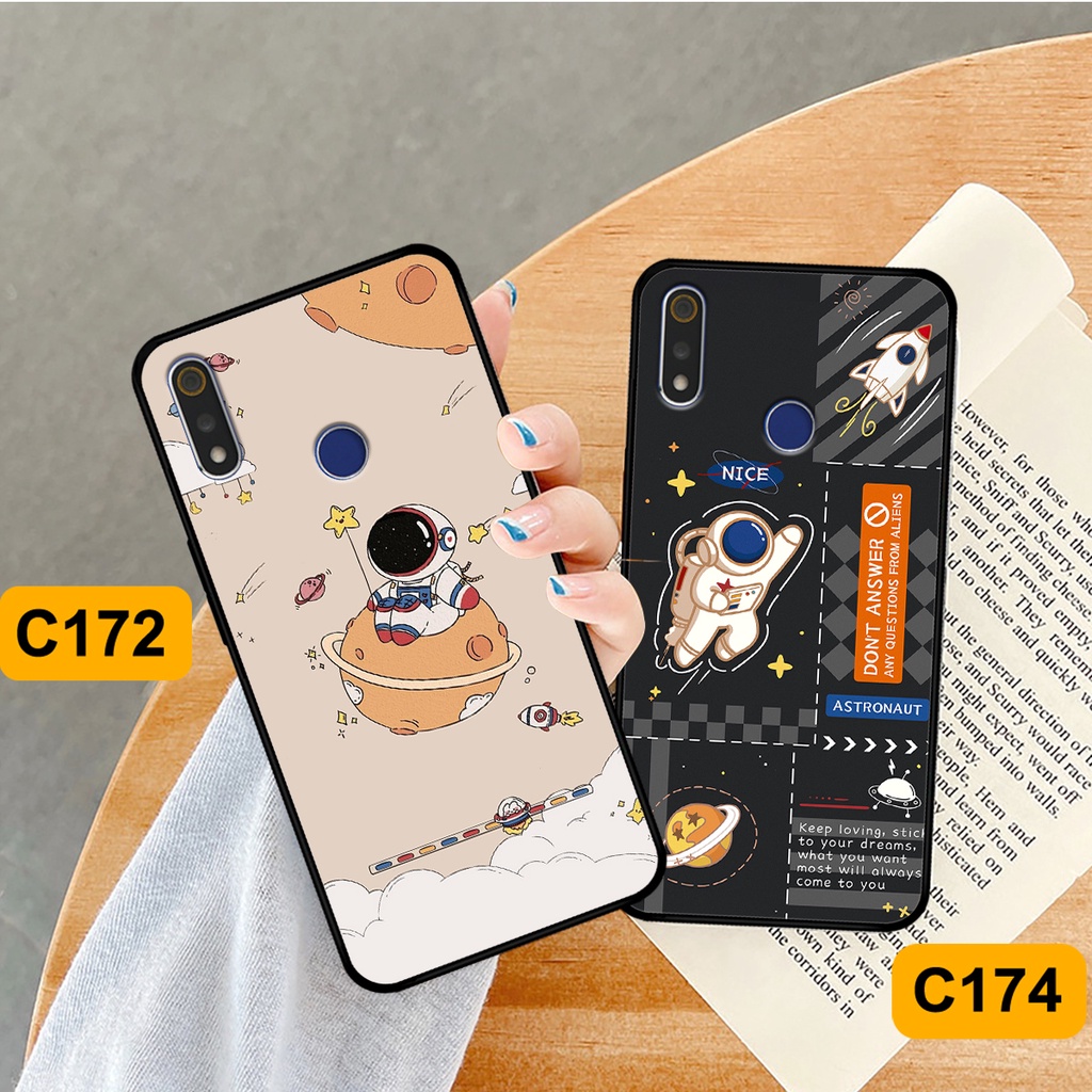 Ốp Realme 3 / 3 Pro in hình astronaut, phi hành gia vũ trụ hottrend, độc đáo, cá tính.