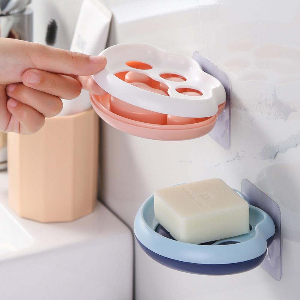 Khay Đựng Xà Phòng Gắn Tường Tự Dính Thiết Kế Dễ Thương Tiện Dụng