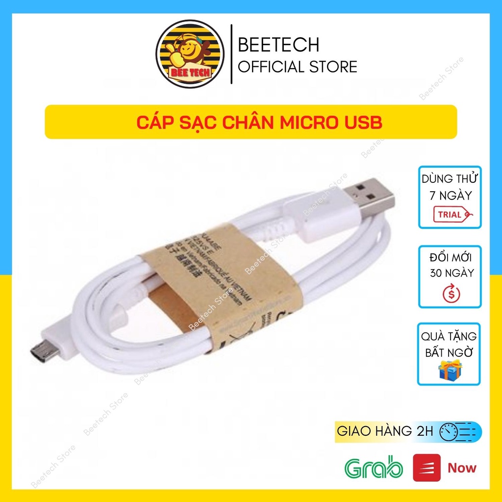 Cáp sạc chân Micro Usb dài 1m cho điện thoại , thiết bị điện tử ... Beetech
