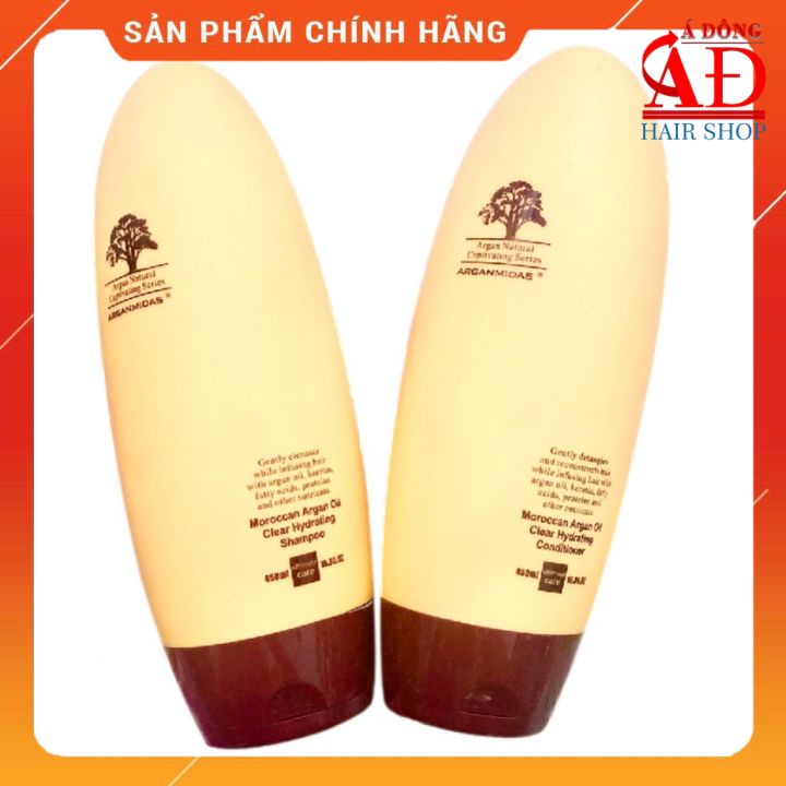 [Chính hãng] [Siêu rẻ] BỘ DẦU GỘI và DẦU XÃ ARGANMIDAS CANADA SIÊU MƯỢT 450ml