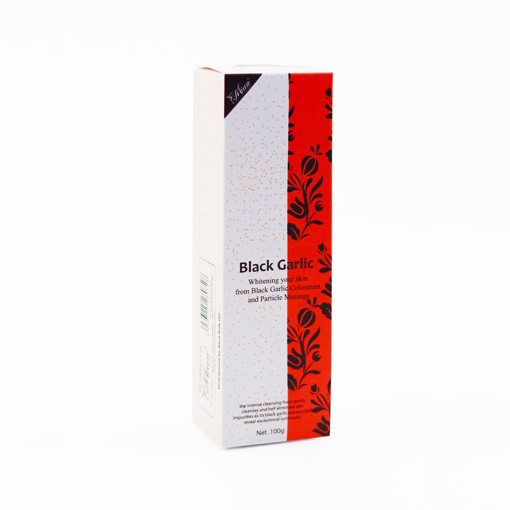 Sữa rửa mặt Mian - Sáng da từ tỏi đen và sữa non hạt massage - 100g