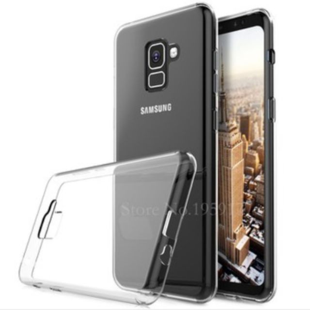 Ốp silicon dẻo Galaxy A8 Plus 2018 Trong suốt - Hàng tốt